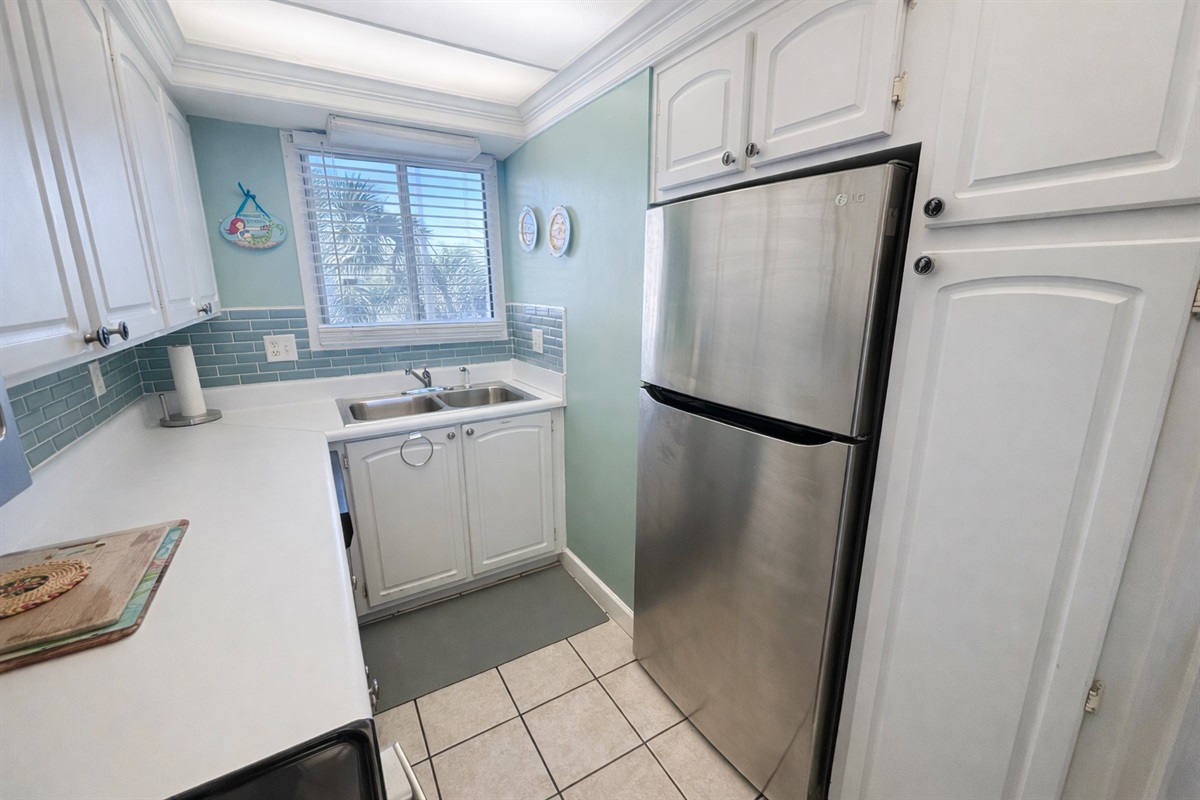 Updated appliances in kitchen