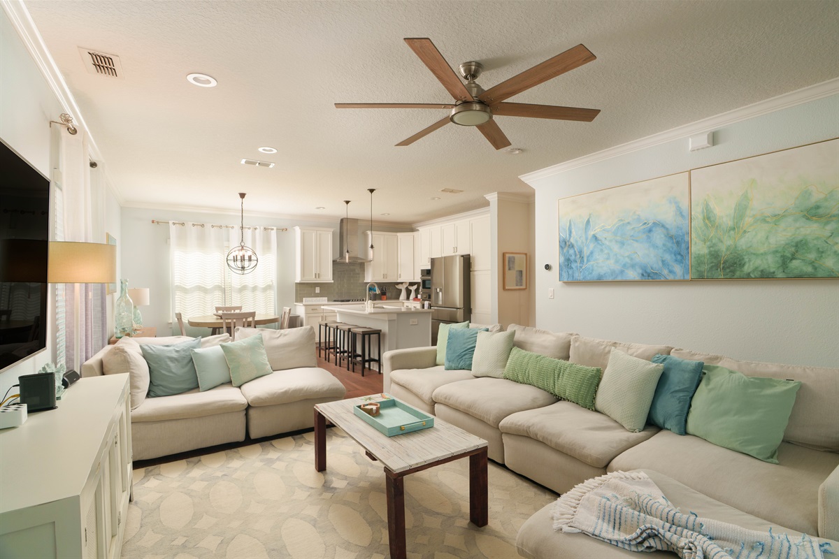 Open and airy living space