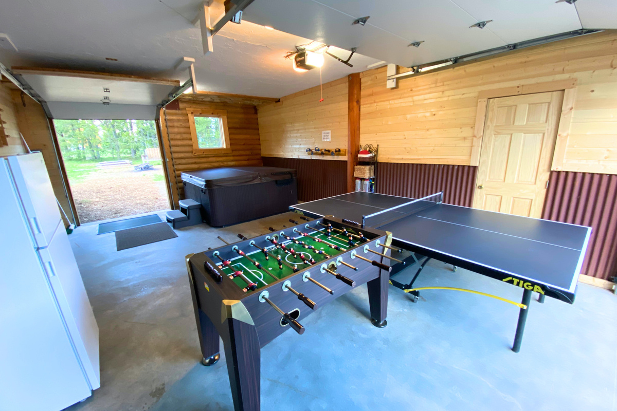 Enjoy a game of ping pong or watch your favorite TV shows in the game room
