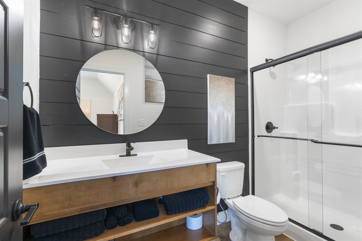 Two queen attached bathroom