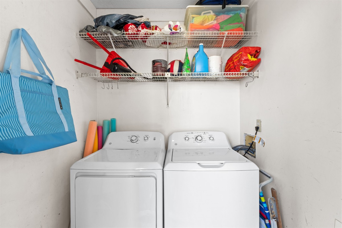 Full Sized Washer and Dryer