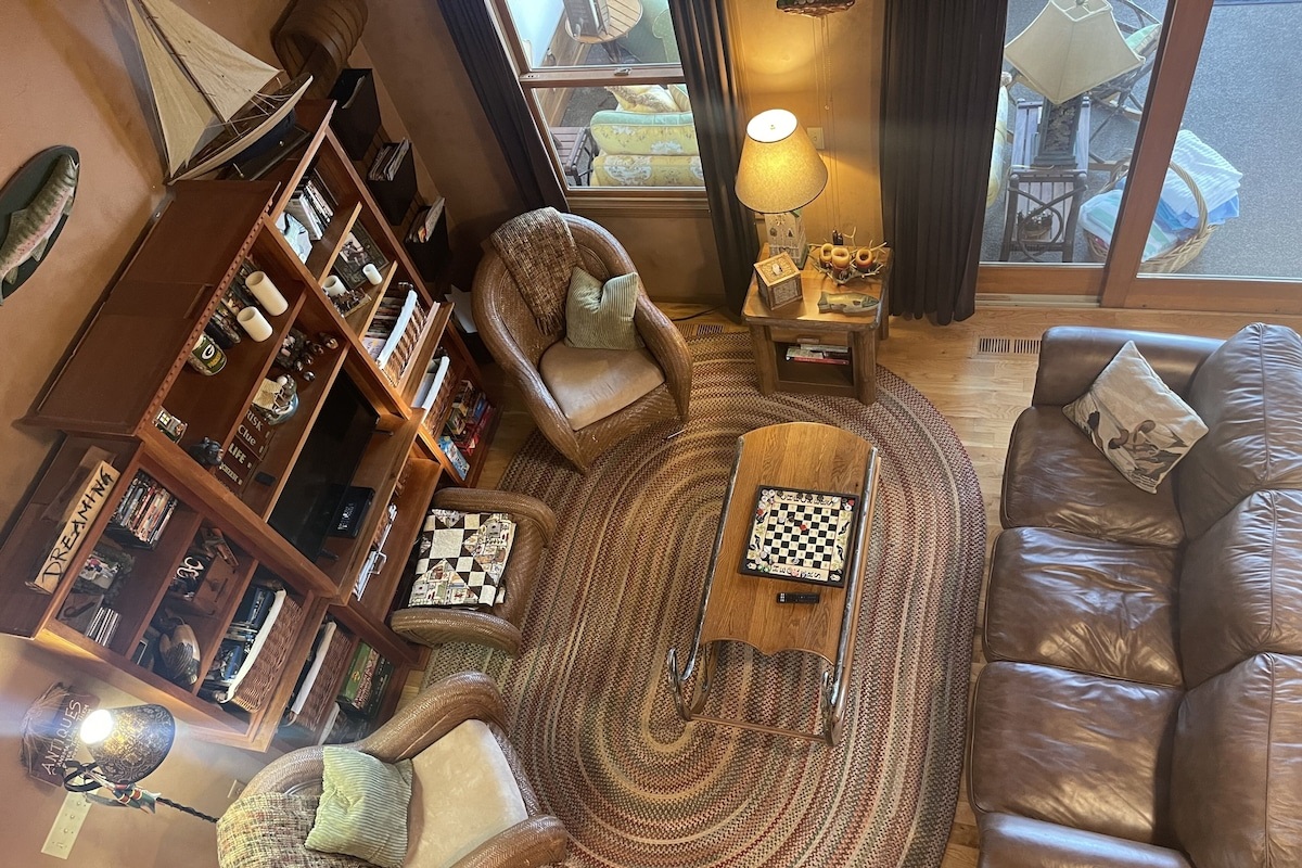 Living room view from upstairs