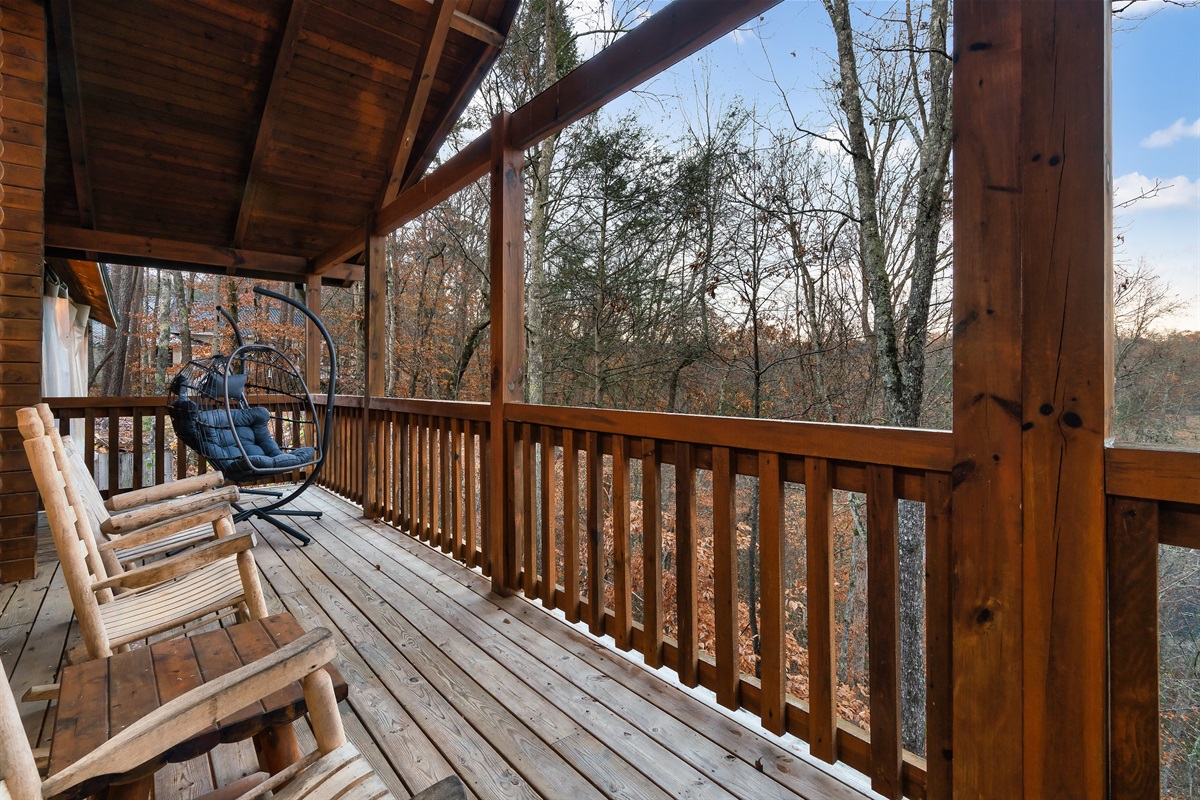 miles of decks for you to spread out and relax in the quiet