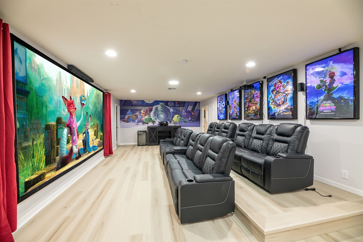 Enjoy a Family Movie with full Surround Sound