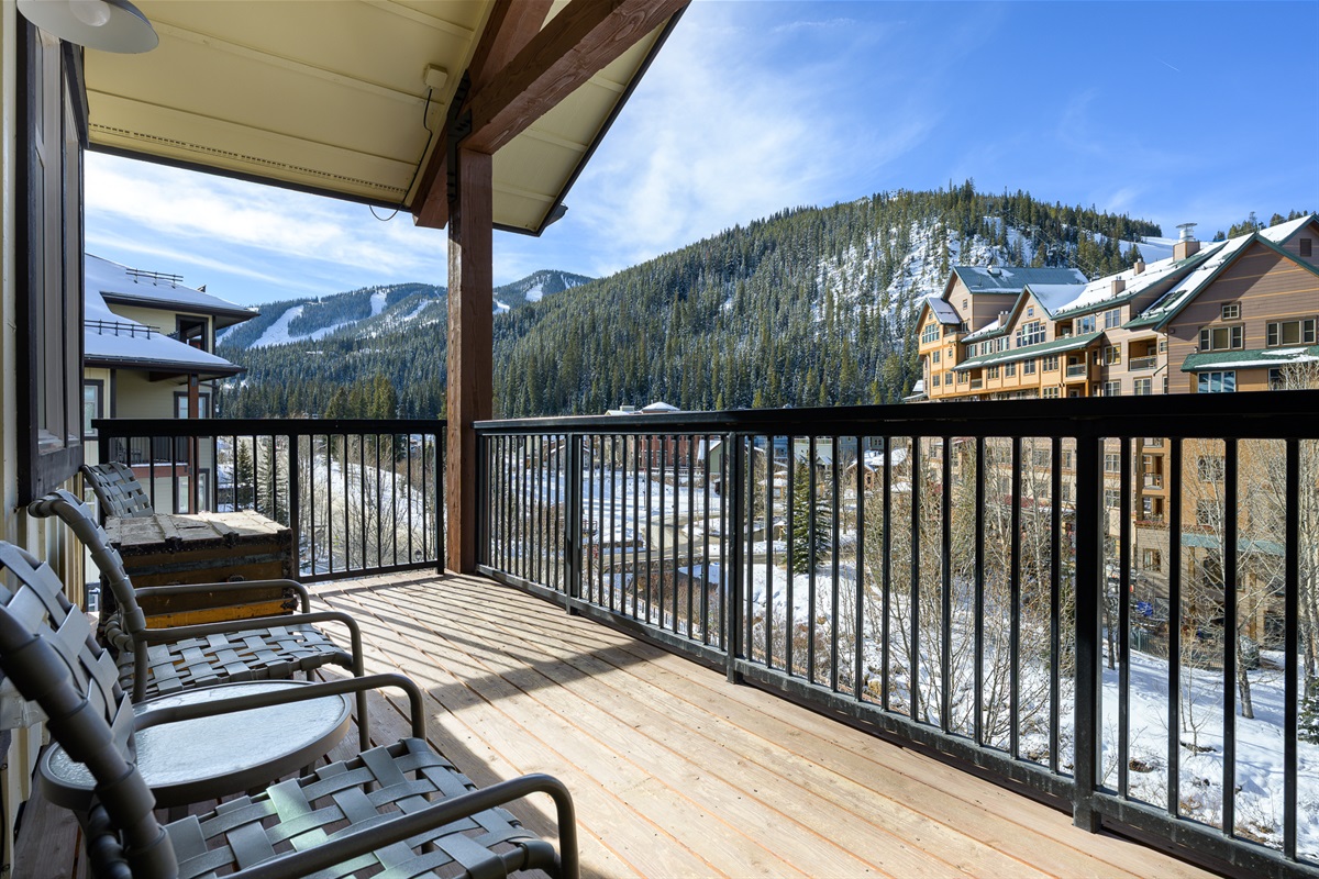 Winter picture from porch