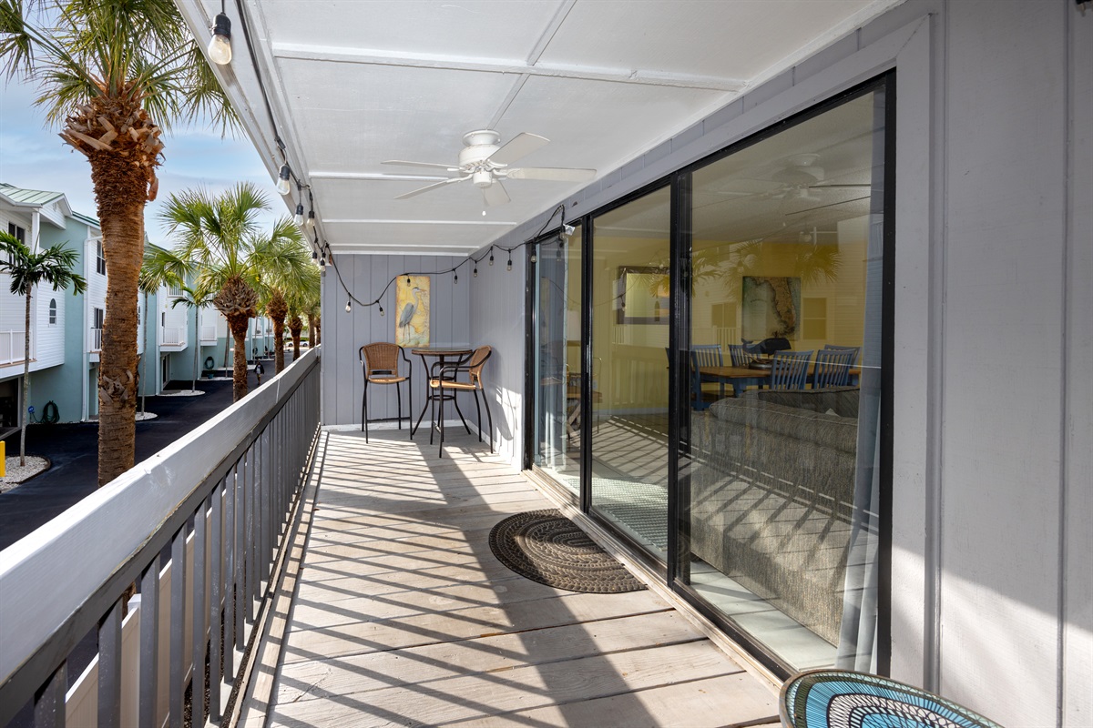 Sunny Balcony for Morning or Evening Relaxing