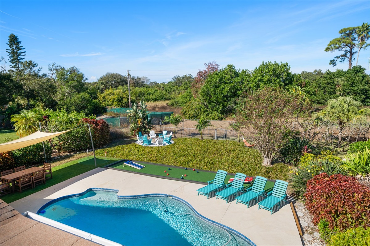 Back Yard Balcony view