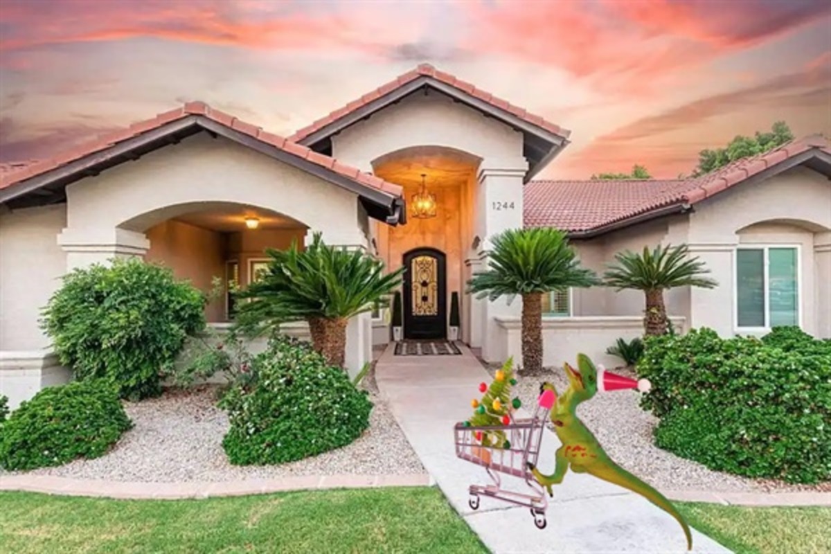 Beautiful custom home on half acre cul-de-sac lot with professionally landscaped front yard, basketball hoop, and 2 cozy courtyards.