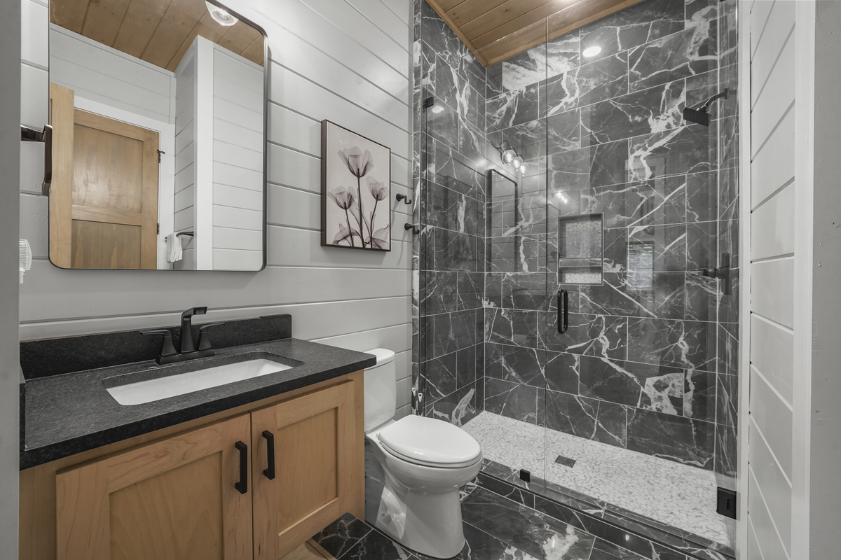 Bathroom 1 - vanity and shower