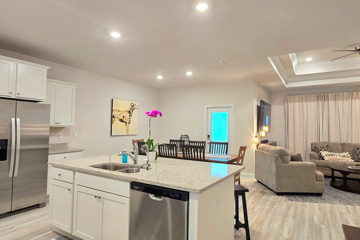 Open concept invites get times together!