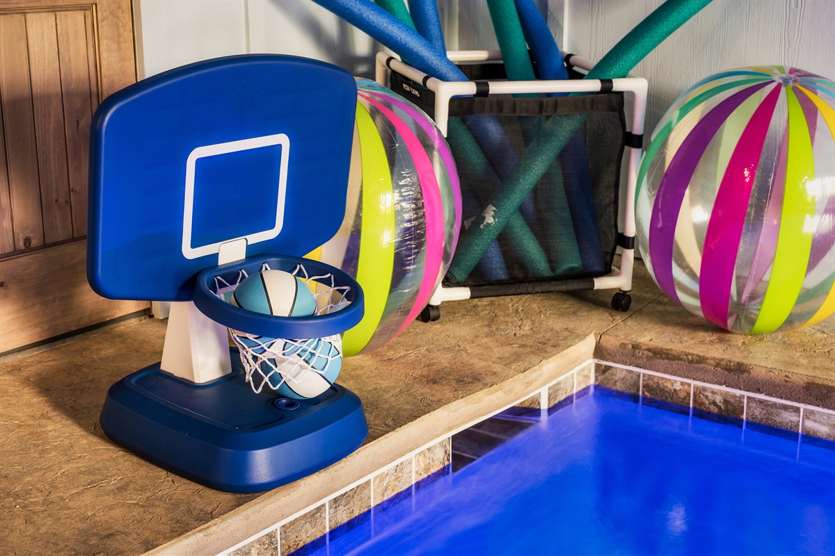 Spacious indoor heated pool, perfect for year-round enjoyment