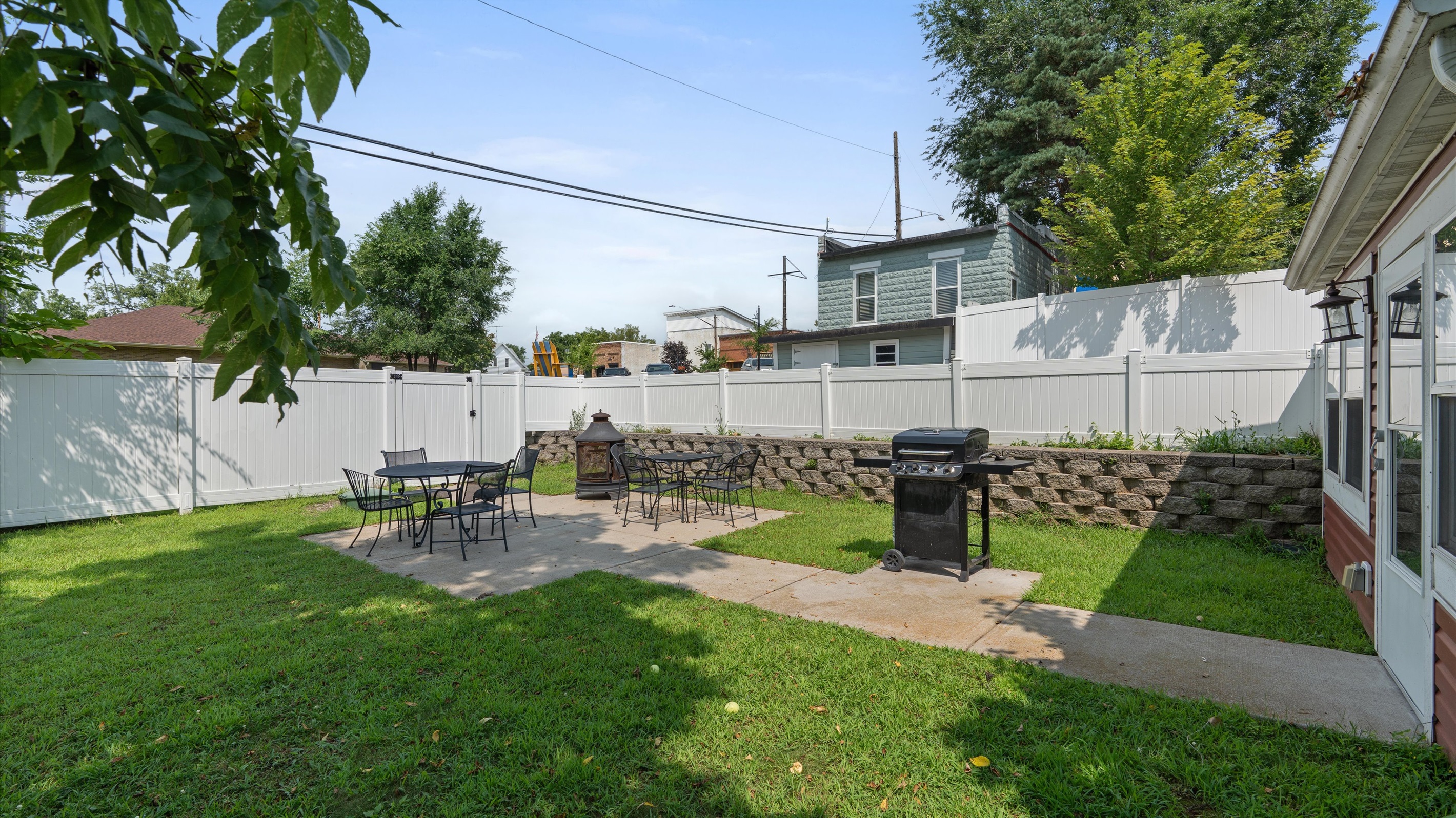 Enjoy BBQ and social time outside or in!