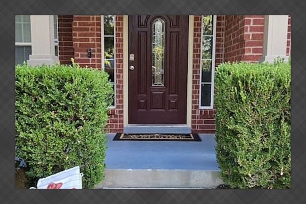 Charming brick exterior with inviting front porch.