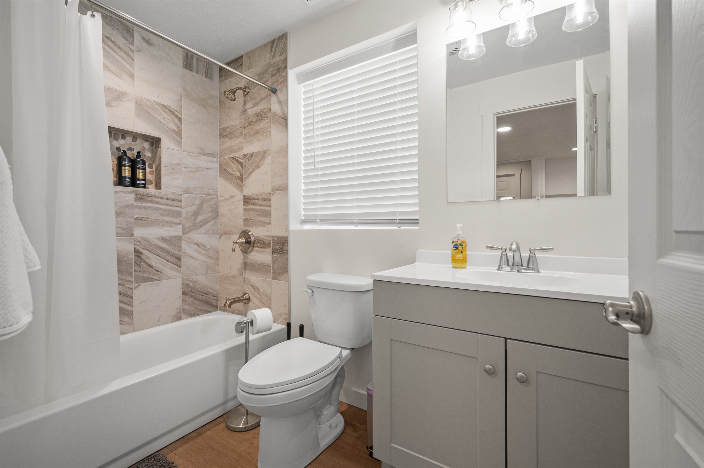 Lower Level Bath Near Kitchen