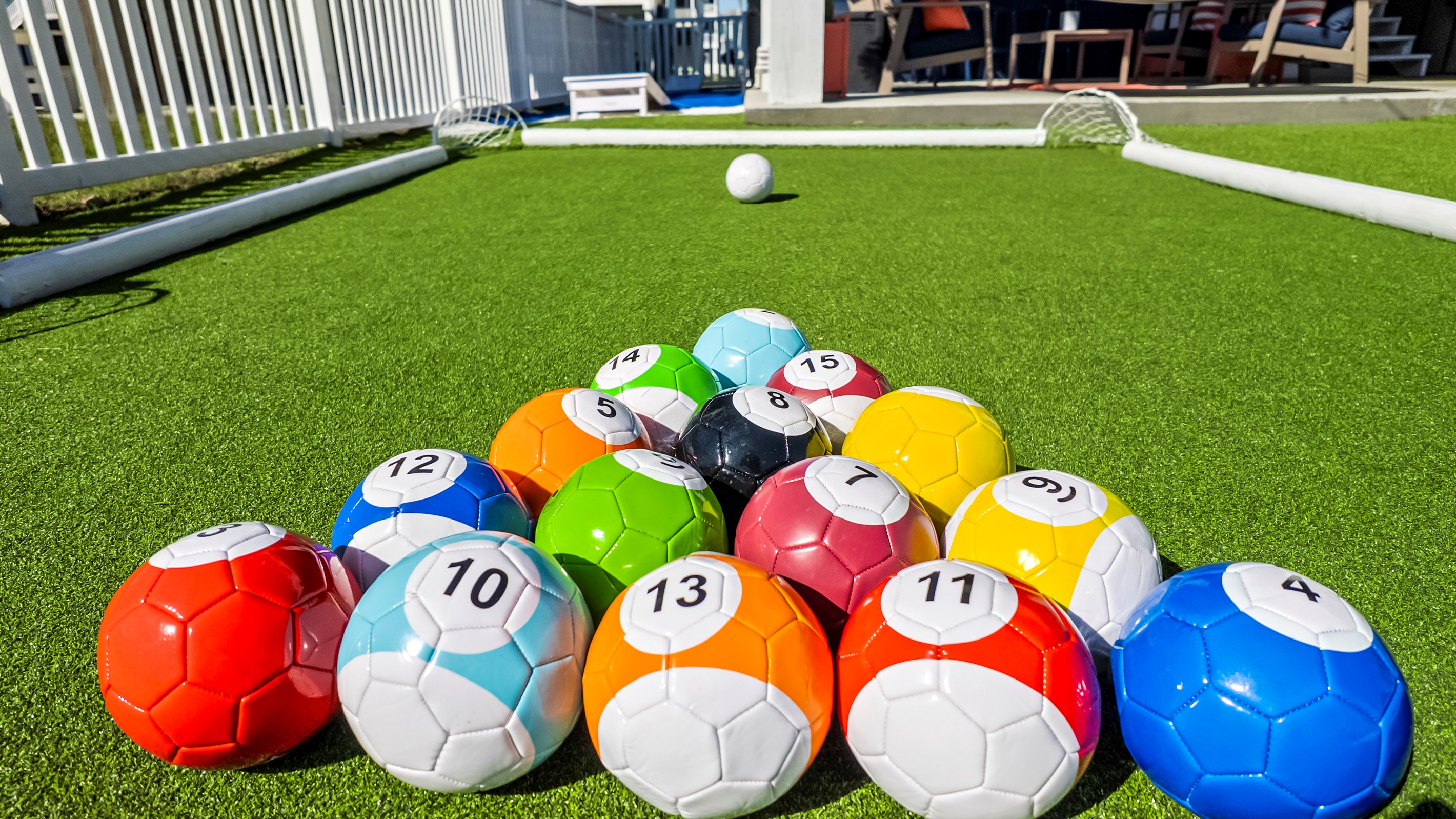 No pool stick needed here!