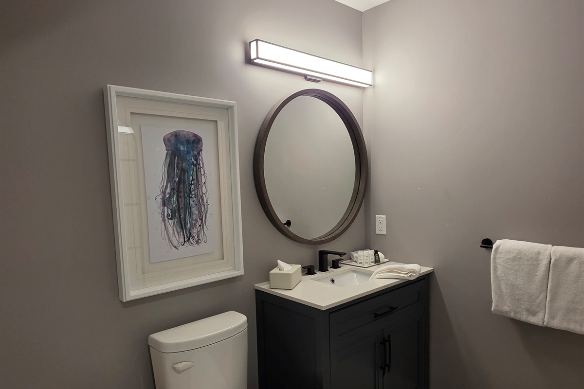 Full ensuite on main level for your convenience.