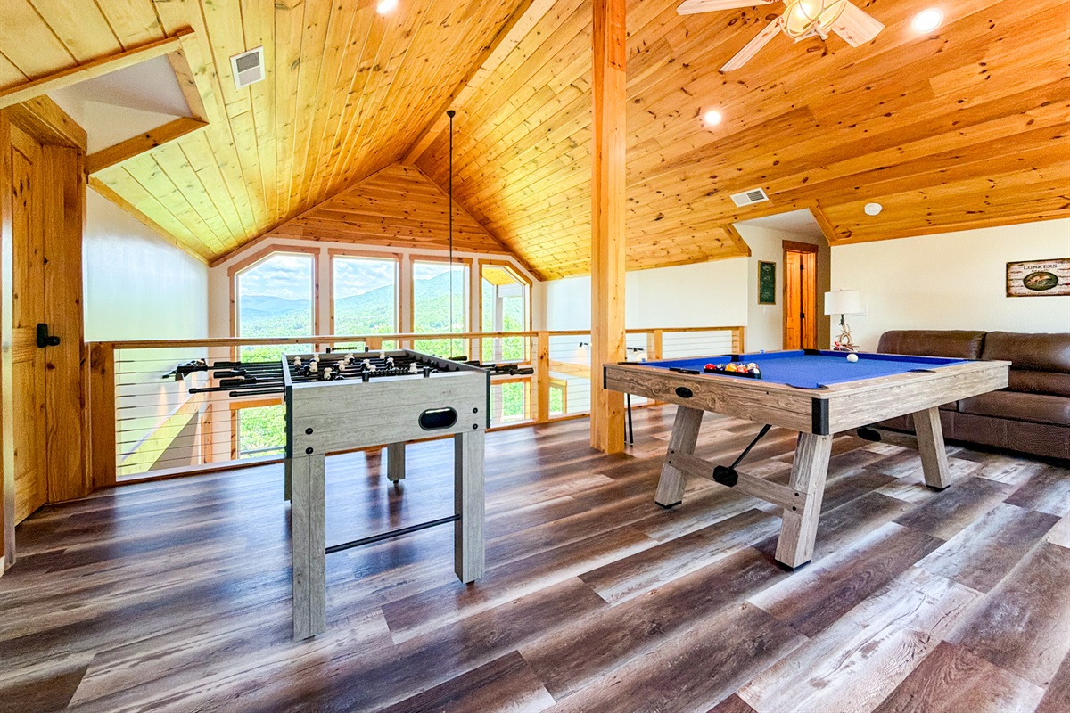 Loft area game room