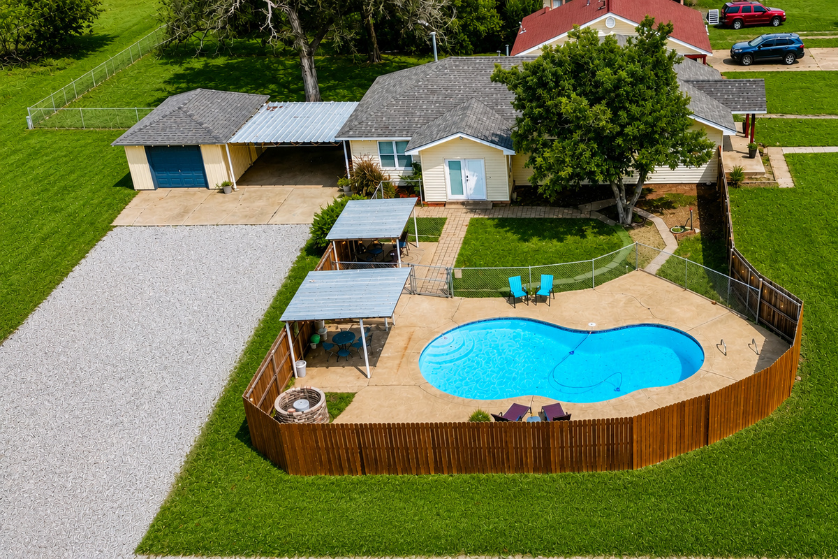 Drone Photo of the Pool