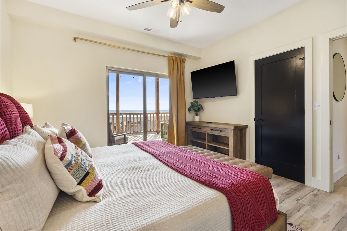 Entry level: King Bedroom #3 w/ ensuite bath