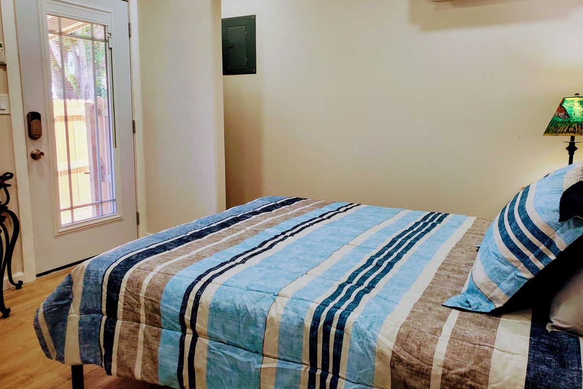 Queen Size Bed in the Studio