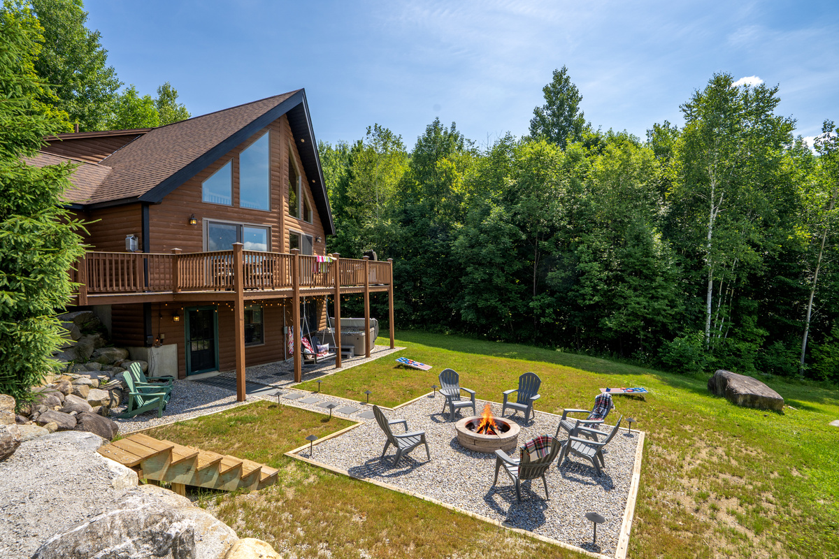 Capture the scale and charm of the home with an elevated view!