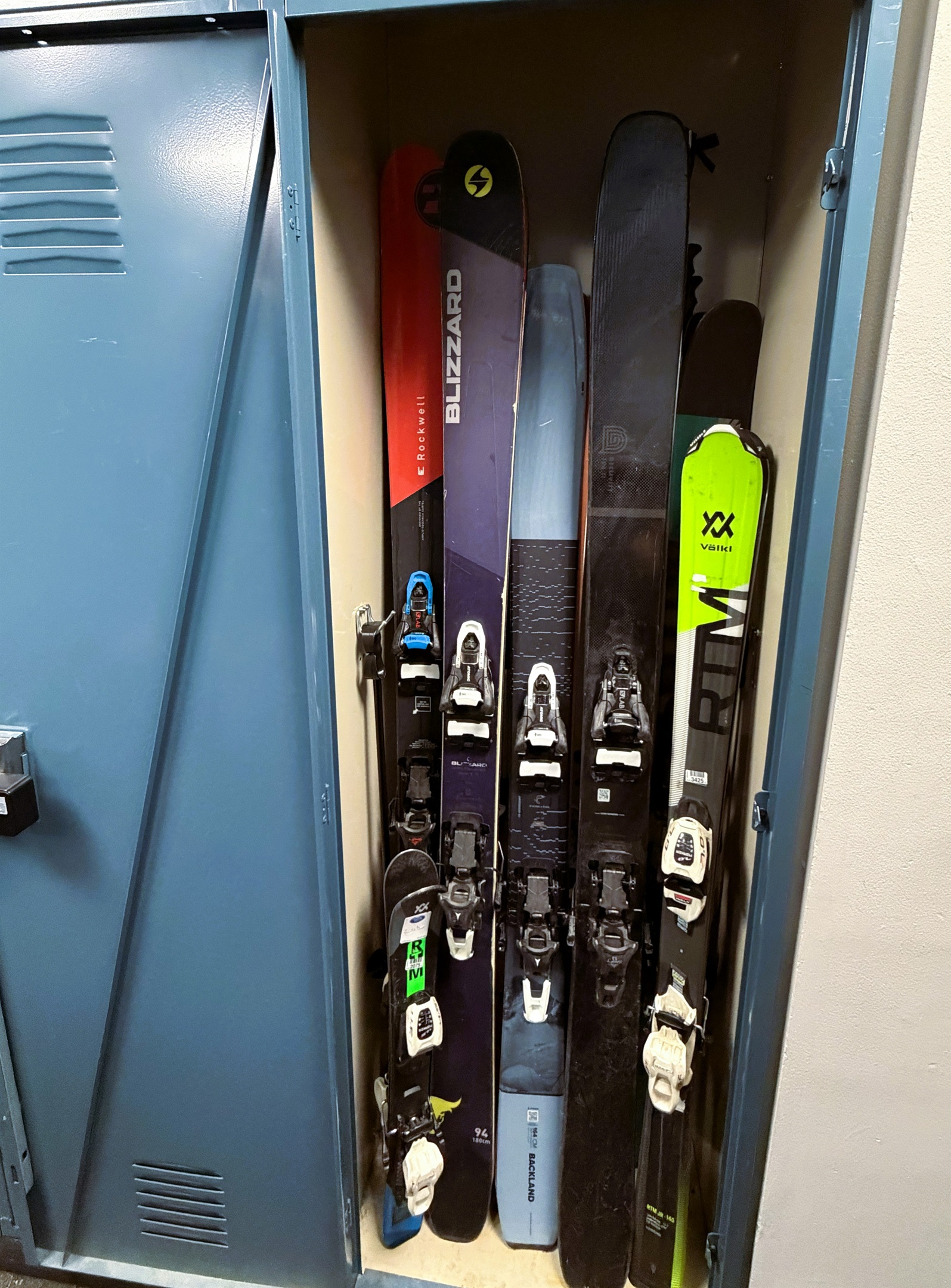 Private Ski Locker located on Main Lobby