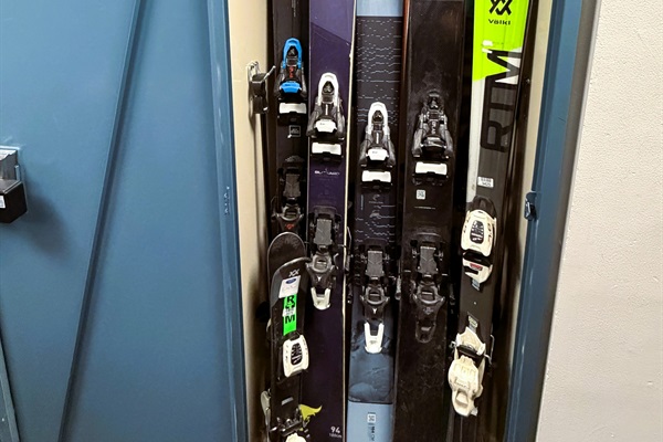 Private Ski Locker located on Main Lobby