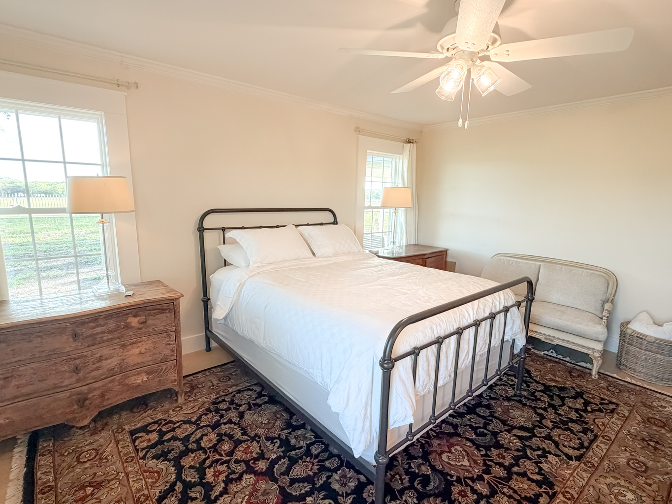 Spacious Main Bedroom with natural light 