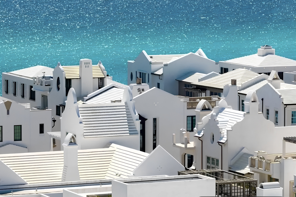 Want a change of scenery within a few minutes?  Walk over to Alys Beach-pass  our parking lot & it is right there!  Vibrant selection of restaurants, lounges, a wine bar, and shops. It is the mini version of Mykonos, Greece. You will fall in love!