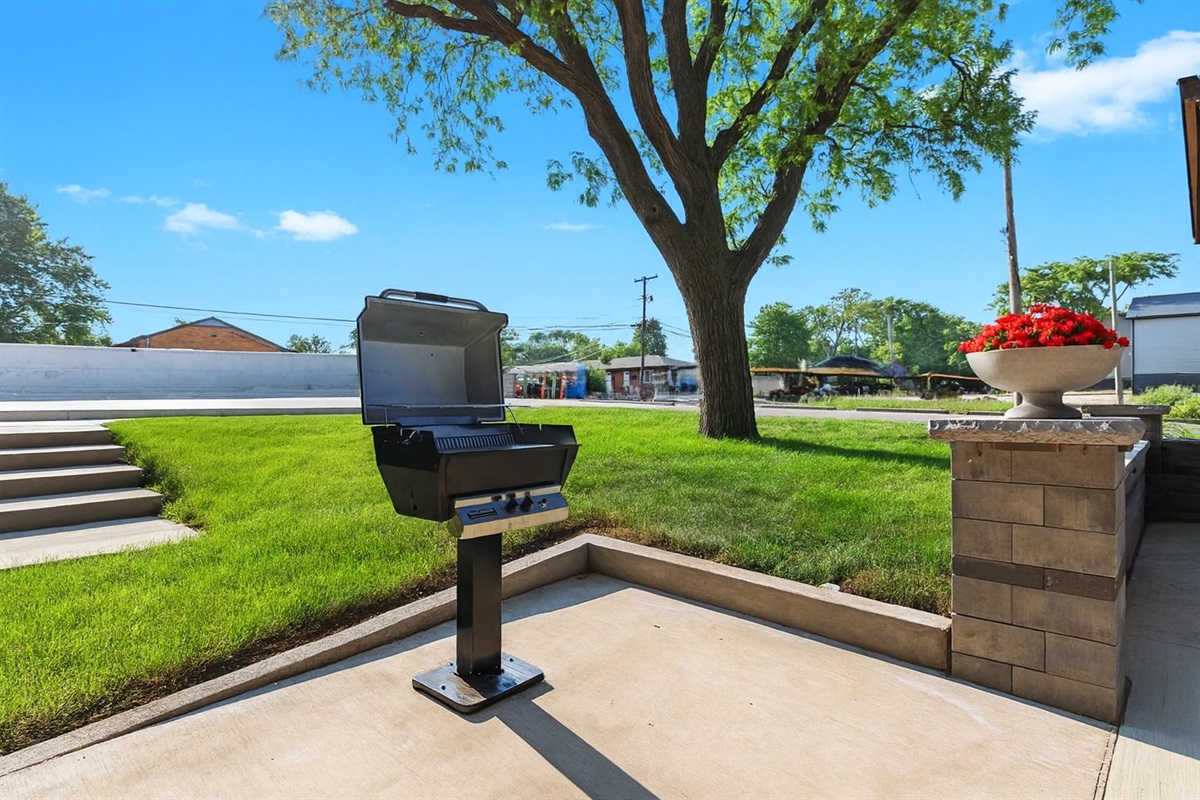 Enjoy access to a convenient charcoal grill just steps from your unit—ideal for laid-back cookouts.