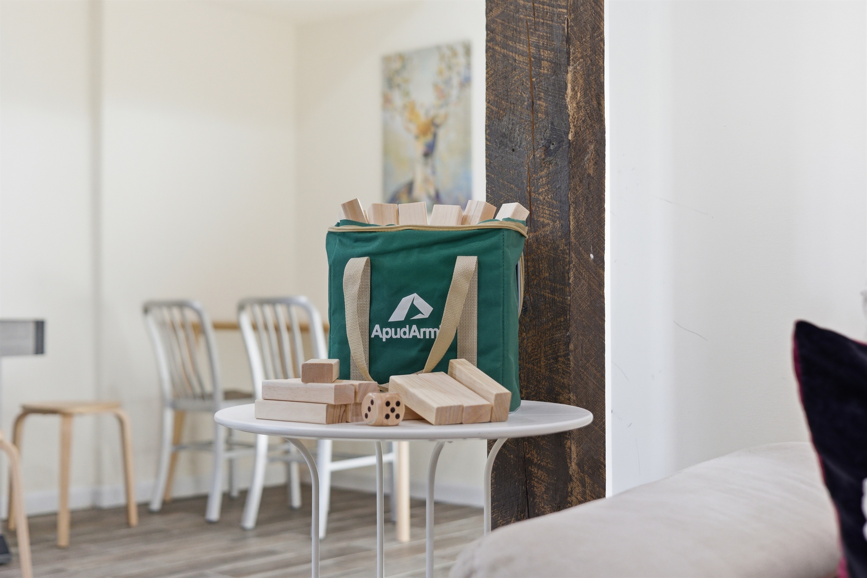 Lower level with Smart TV, PlayStation 5, foosball, mini pool table