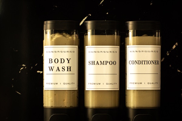 Dove Body Wash and Tre Semme Shampoo and Conditioner