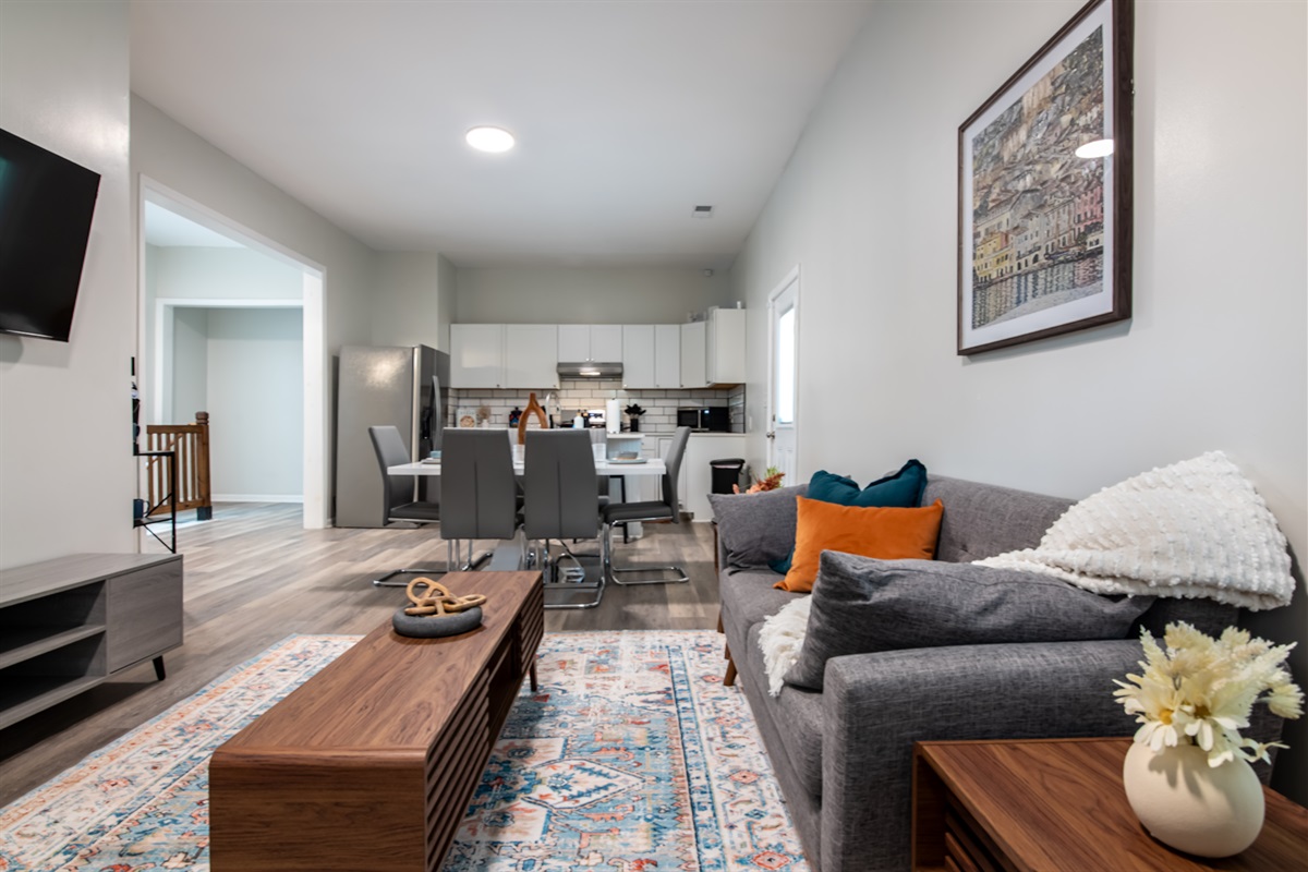 Bright, open, and designed for gathering. Bring everyone together!