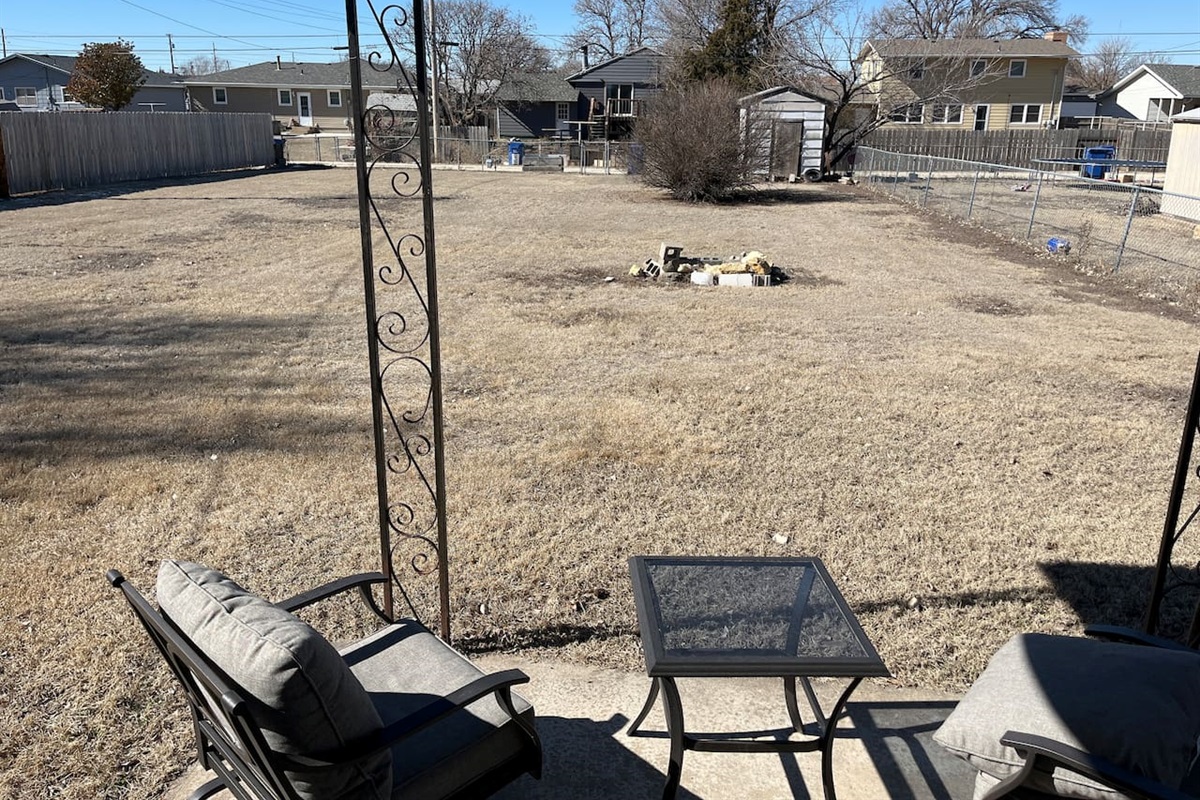 Backyard and Patio