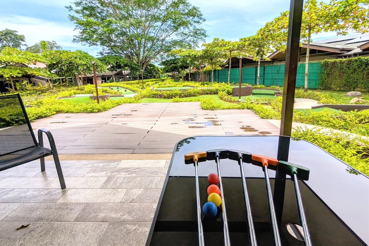 Mini Golf Gazebo area