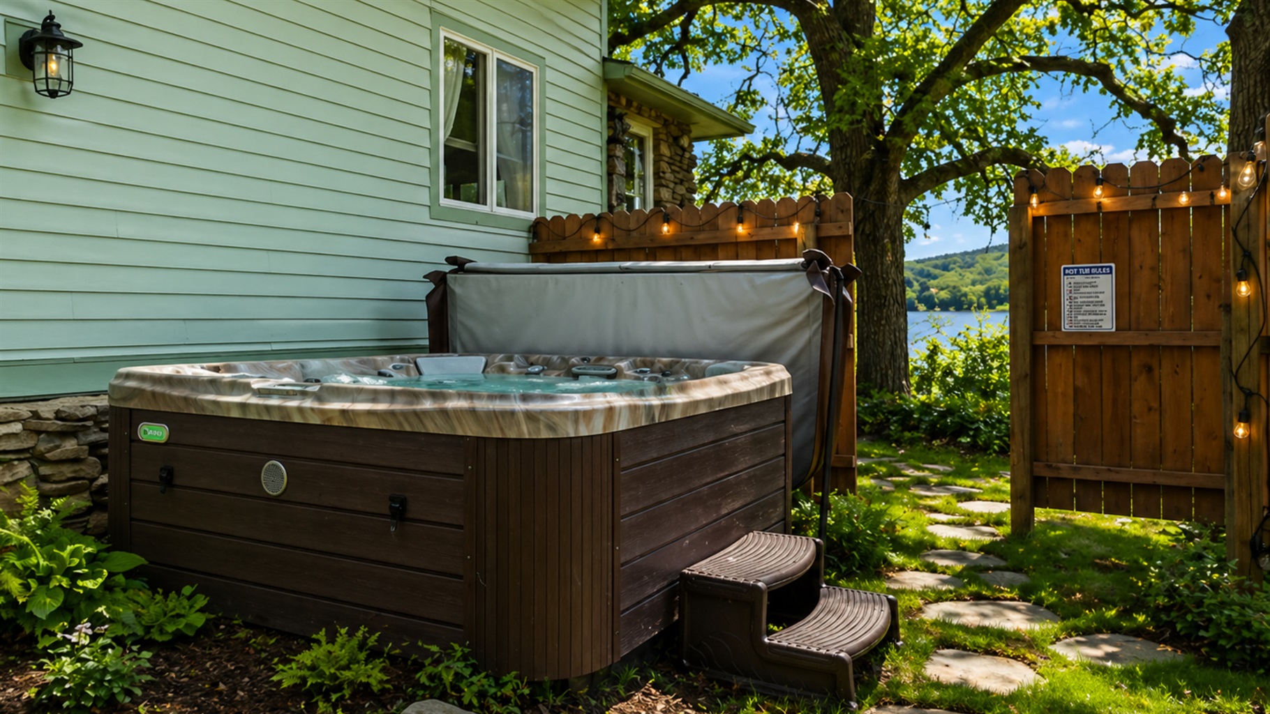 Hot tub, relax with the view