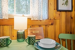 Fully equipped, electric cooktop stove, mini fridge, microwave, drip coffee maker, cooking basics, dishware, utensils