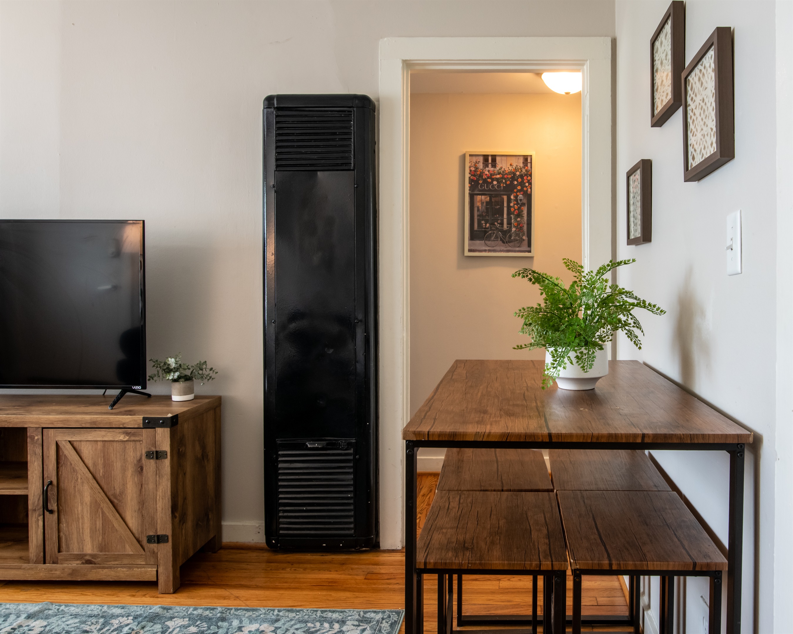 Open concept living and dining space with plenty of room to relax or enjoy a meal