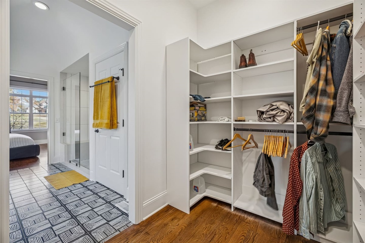 Easy flowing Master Suite.