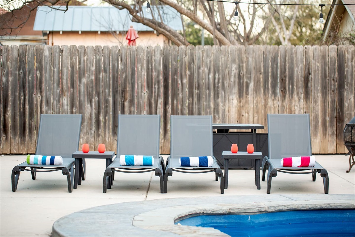 Find your spot in the sun or shade on our ample pool deck, offering a serene retreat for leisure and relaxation.