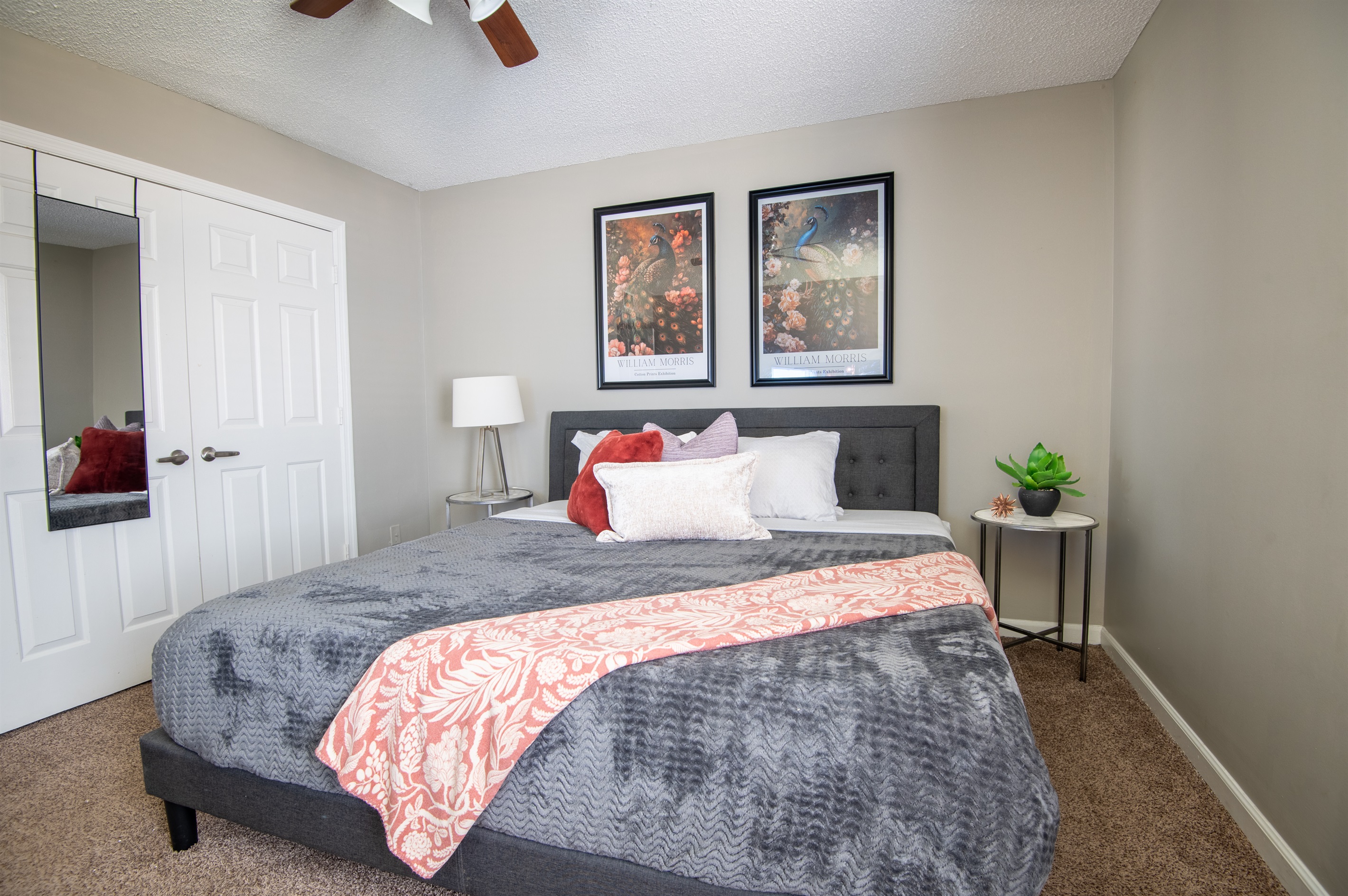 The master king bedroom in Unit C is thoughtfully designed with your comfort and rest in mind.