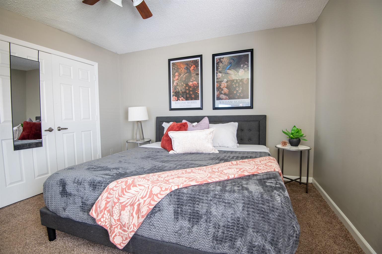 The master king bedroom in Unit C is thoughtfully designed with your comfort and rest in mind.