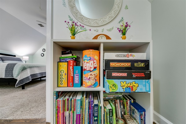 Family games & books to enjoy
