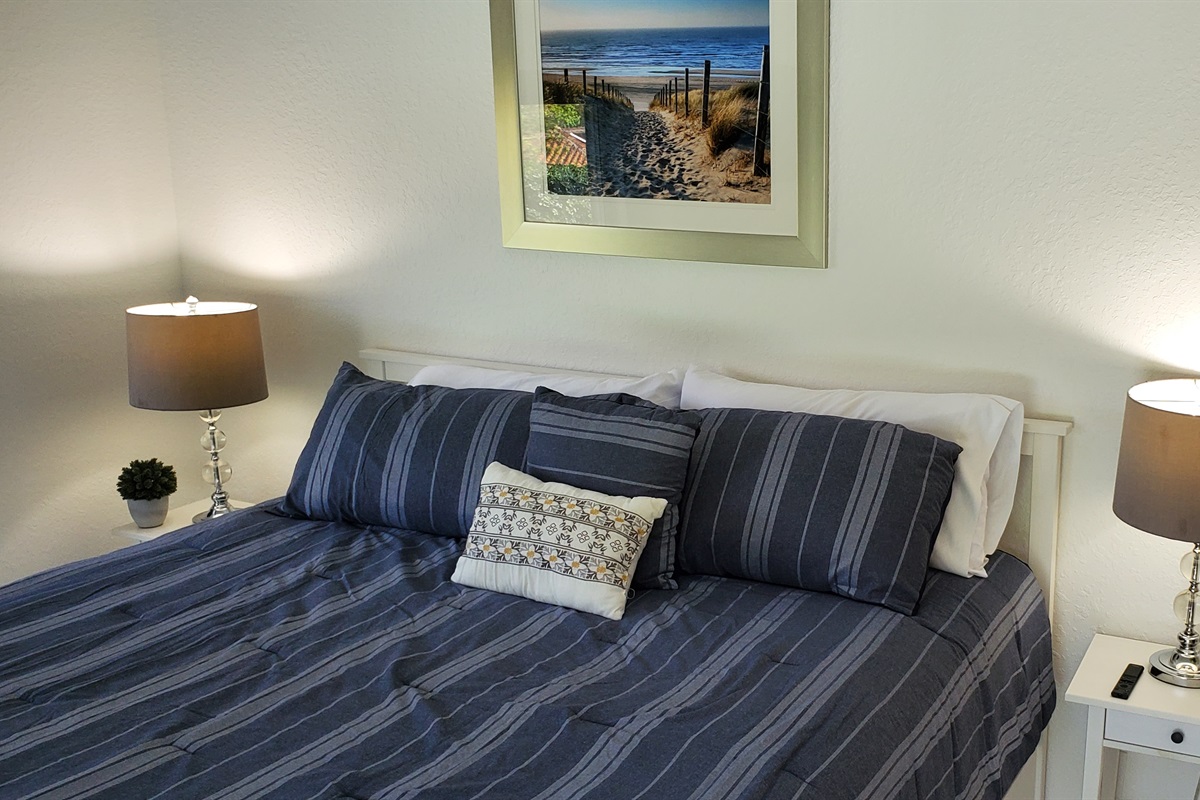 King bedroom with ensuite