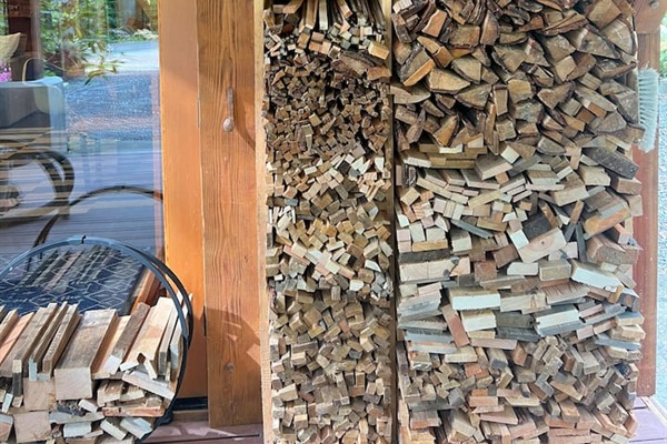 Wood ready for your cozy fire