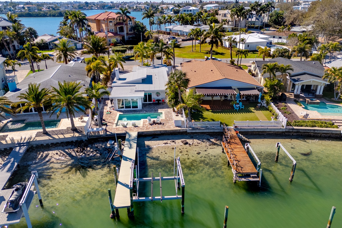 Waterfront 3 Bedroom Home with Pool