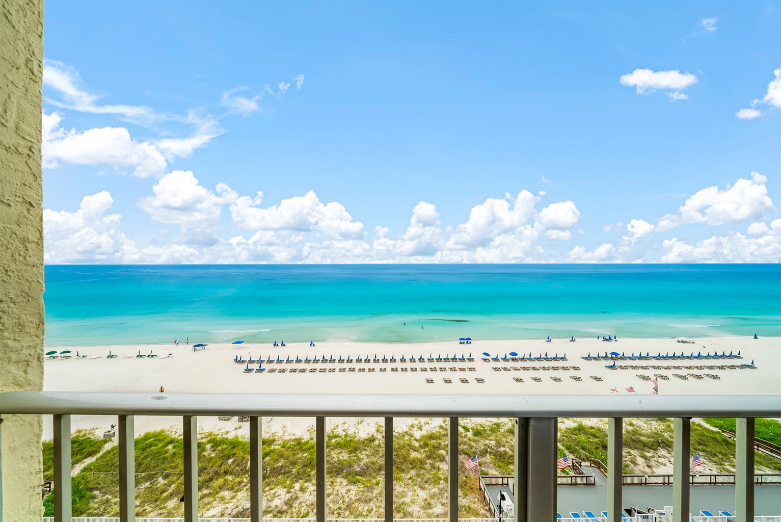 I've got a major case of wanderlust and booking beach vacations is what you'll feel after this being your view directly from your private beachfront balcony!