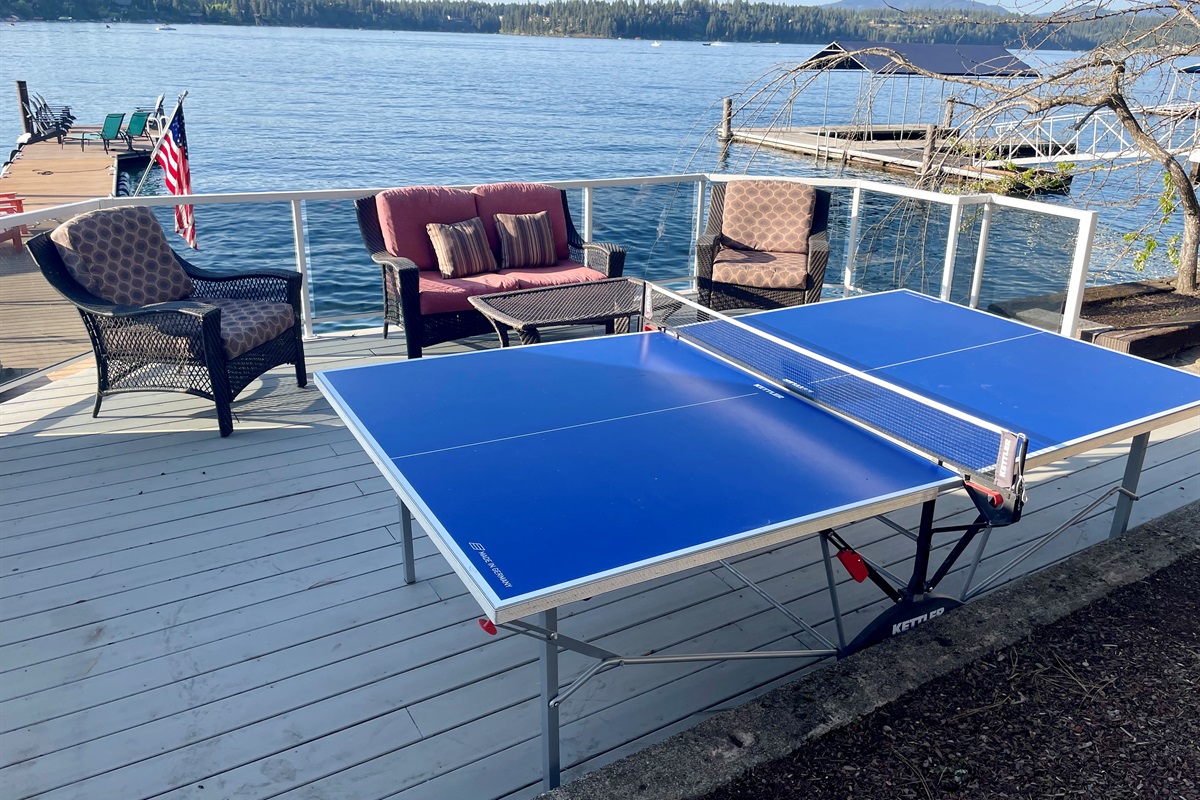 Additional deck area - ping pong