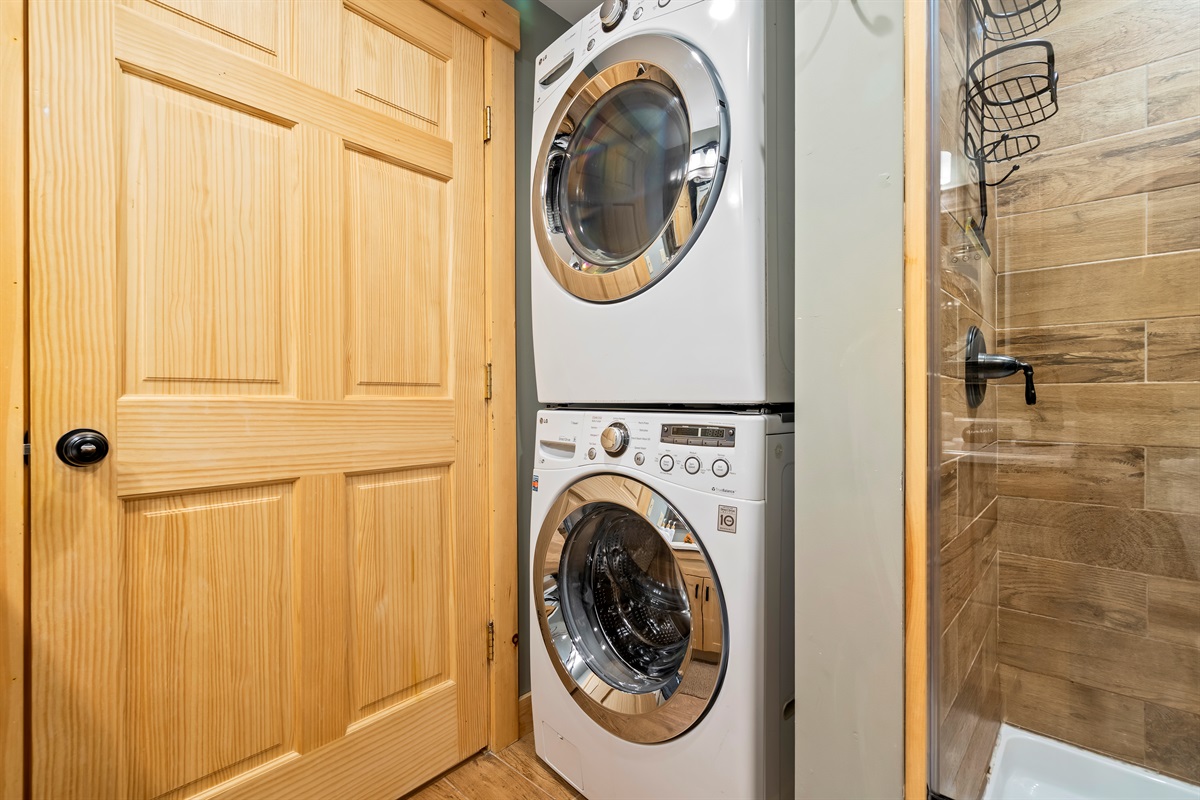 Washer and dryer available for your comfort and convenience.