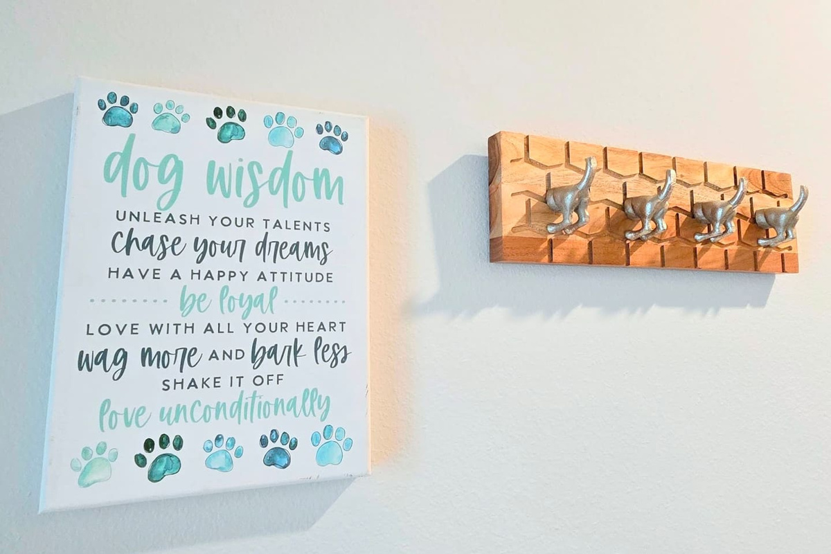 Well behaved dogs under 50lbs are welcome and accommodated at Salty Dog Retreat. 